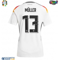 Ženski Nogometni dresi Nemčija Thomas Muller #13 Domači EP 2024 Kratek Rokav